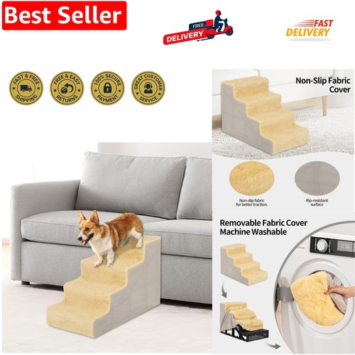 Steps dog ramp - 4-steps, 60x40x15cm