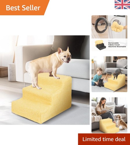 Portable step dog ramp - 3-step,